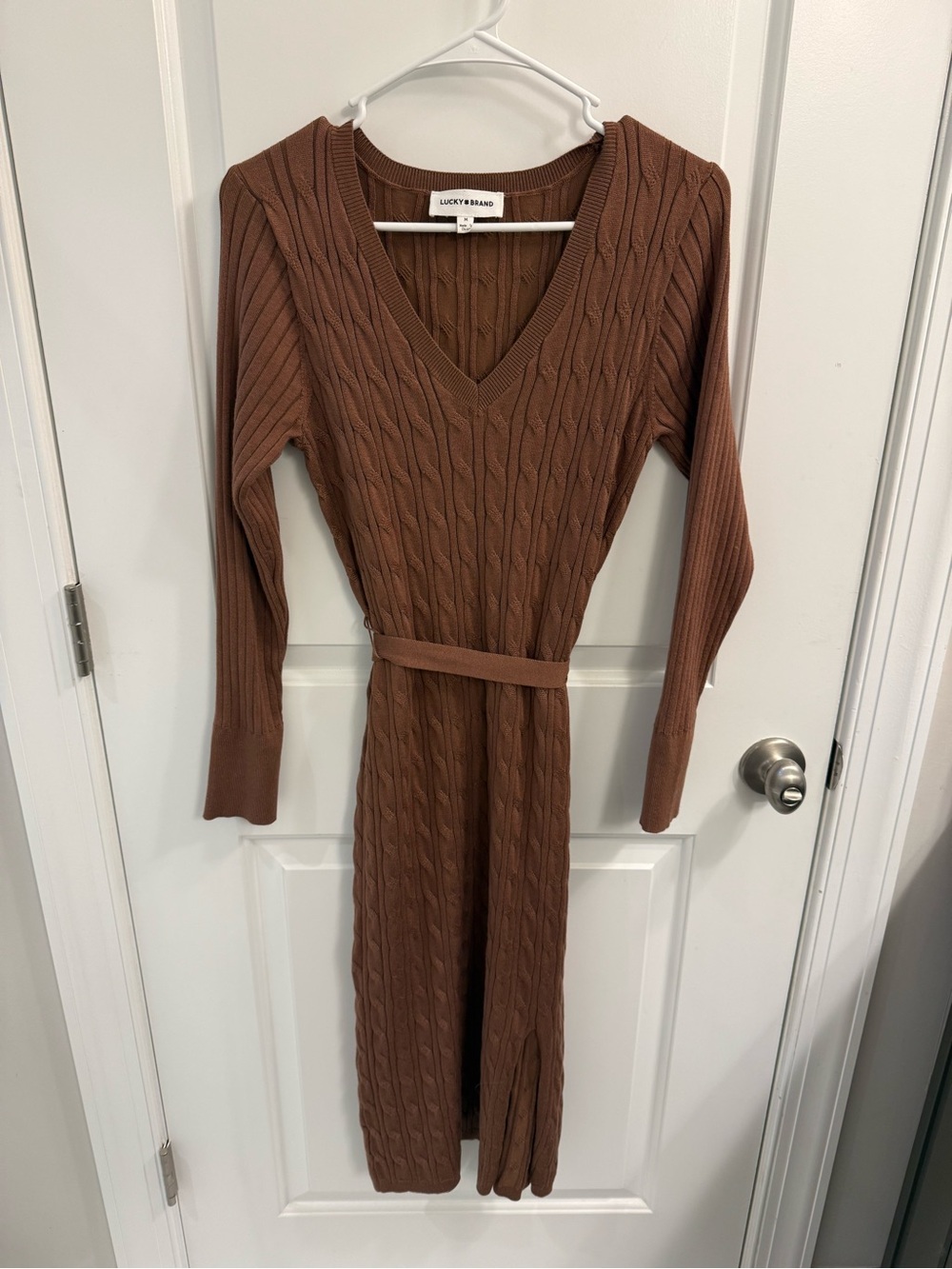 Lucky-brand Women's Brown and Tan Dress